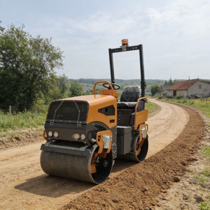 Heavy Equipment Rollers - Compactadora de Rodillos Vibratorios para Trabajo