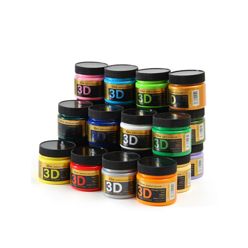 Heavy Equipment Painting - Set de Pintura Acrílica 3D –