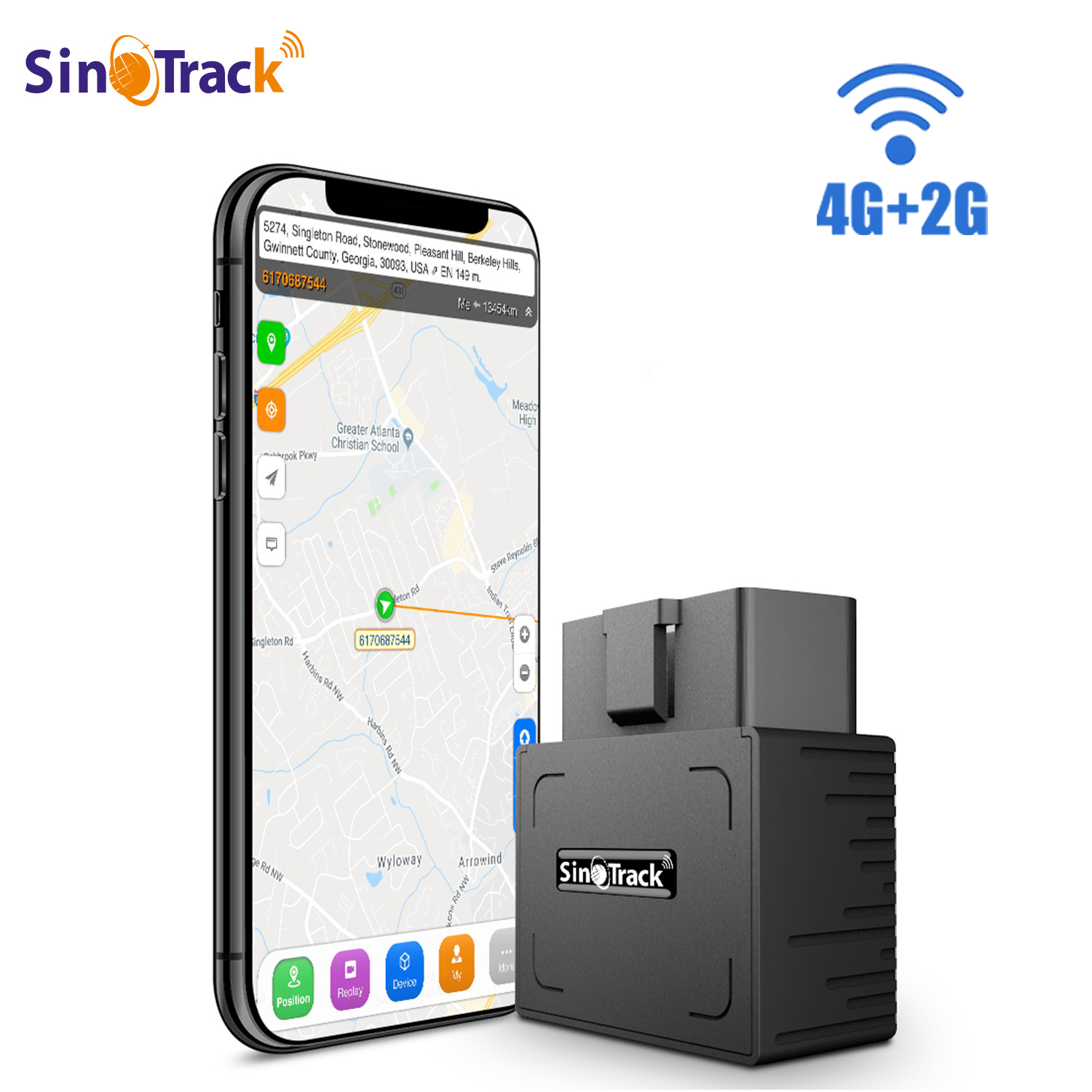 Heavy Equipment Gps Tracker - Mini Rastreador GPS OBD II 4G