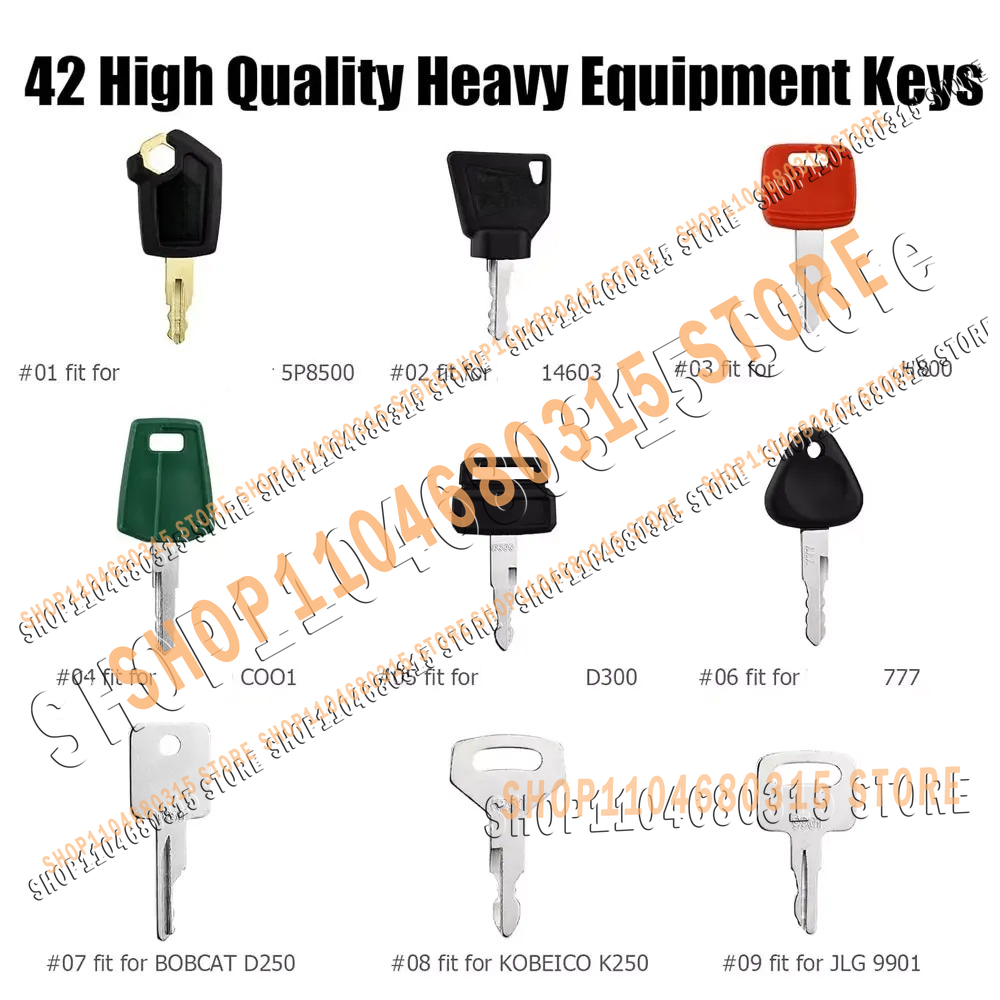 42 Llaves Nuevas para Equipo P - Heavy Equipment Bobcat reseña y precio