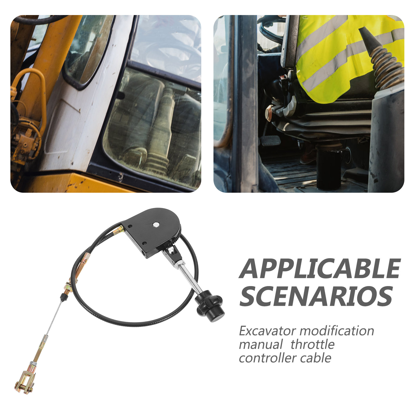 Palanca de control de acelerac - Heavy Equipment Excavator reseña y precio