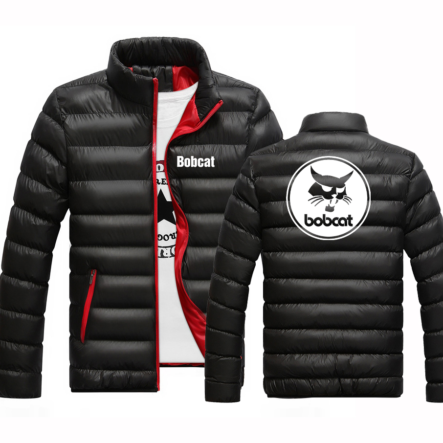Bobcat-Chaqueta de algodón con - Heavy Equipment Bobcat reseña y precio