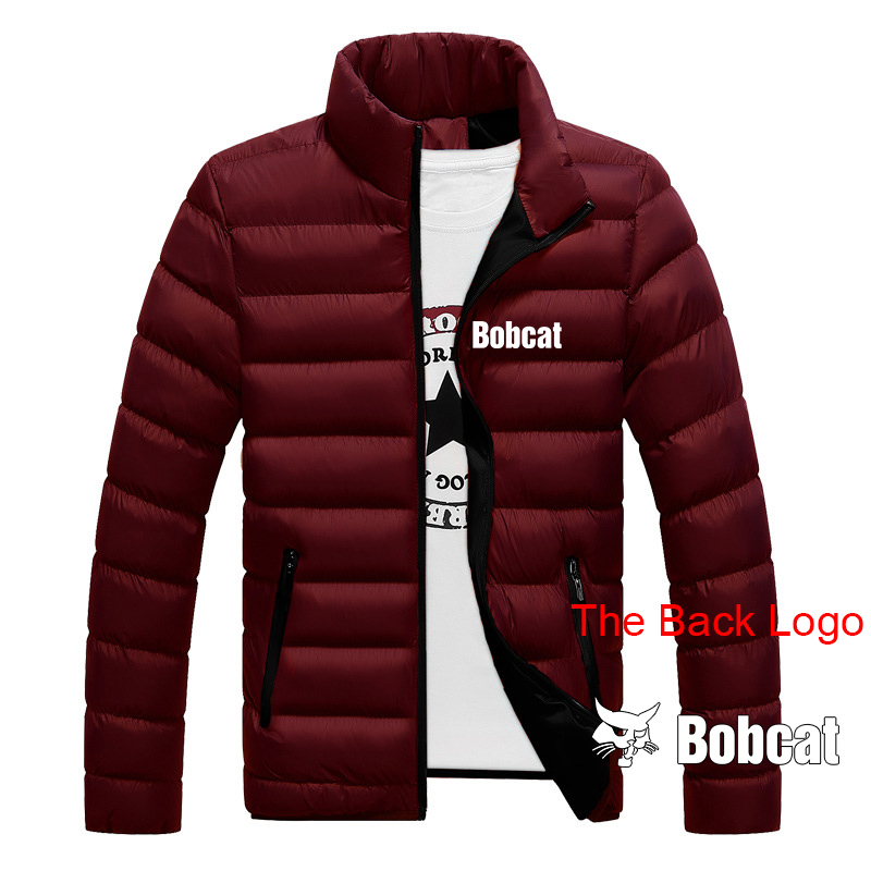Bobcat-Chaqueta de algodón con - Heavy Equipment Bobcat reseña y precio