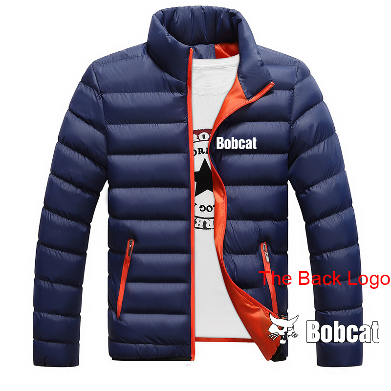 Bobcat-Chaqueta de algodón con - Heavy Equipment Bobcat reseña y precio