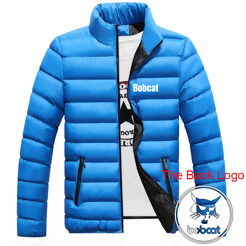 Bobcat-Chaqueta de algodón con - Heavy Equipment Bobcat reseña y precio