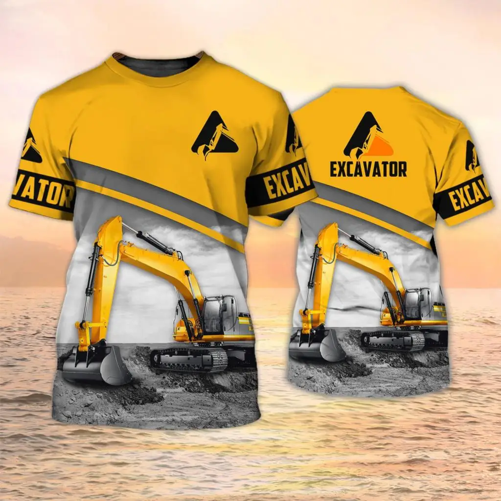 Camisetas de Excavadora con Es - Heavy Equipment Excavator reseña y precio