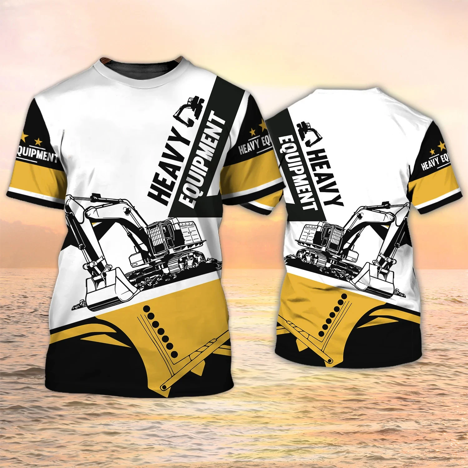 Camisetas de Excavadora con Es - Heavy Equipment Excavator reseña y precio